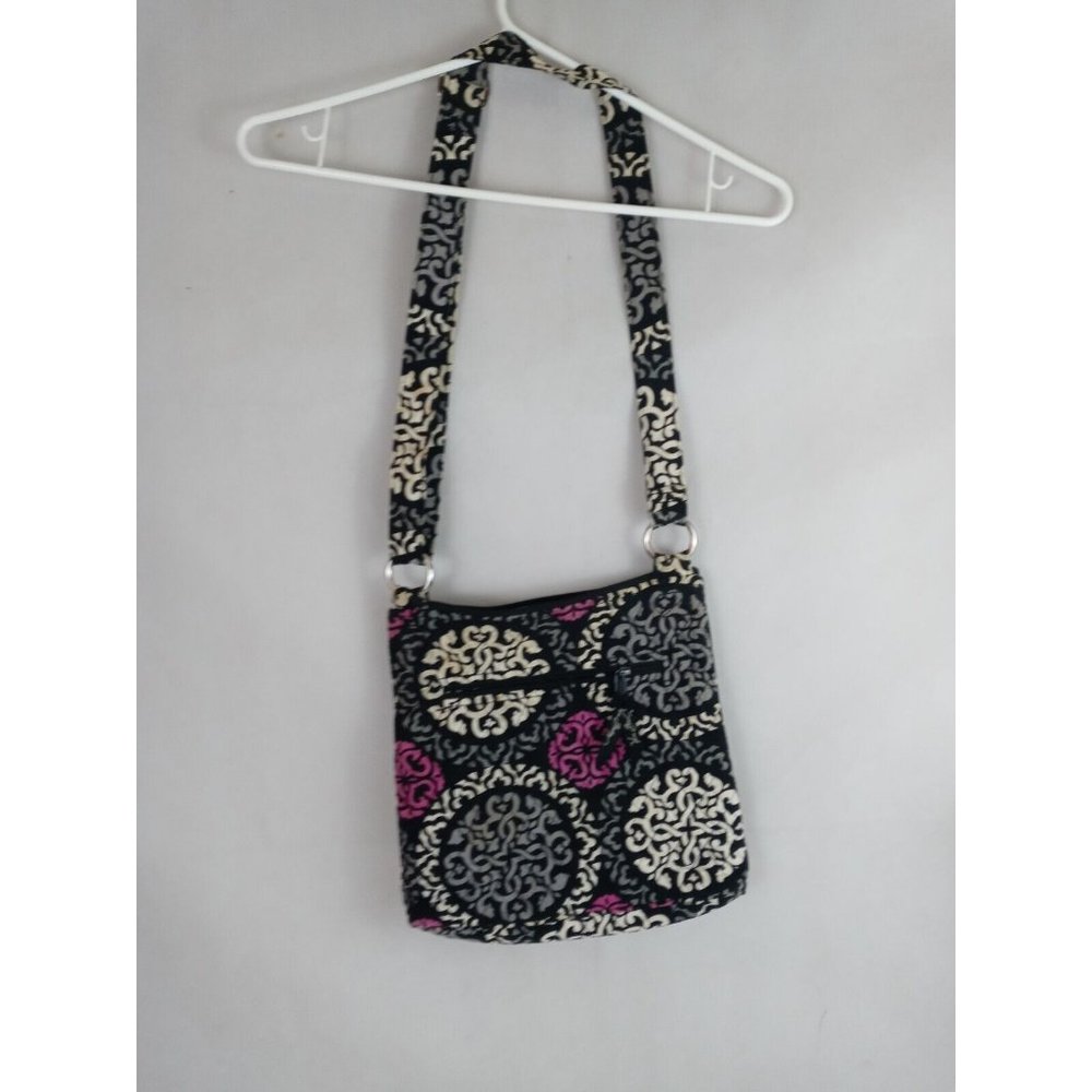 Vera BradleyMulti Color Crossbody Hipster Purse  11” x 11”